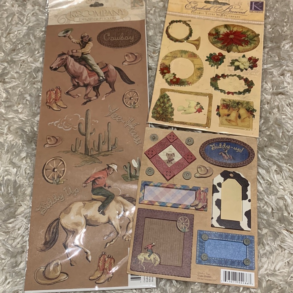 K & COMPANY SCRAP BOOKING STICKERS.